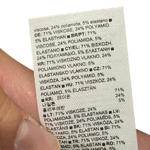 Banana Republic Black Wide Leg‎ Pull-On Pants Women’s Size S Stretch Comfy Work - Picture 4 of 6